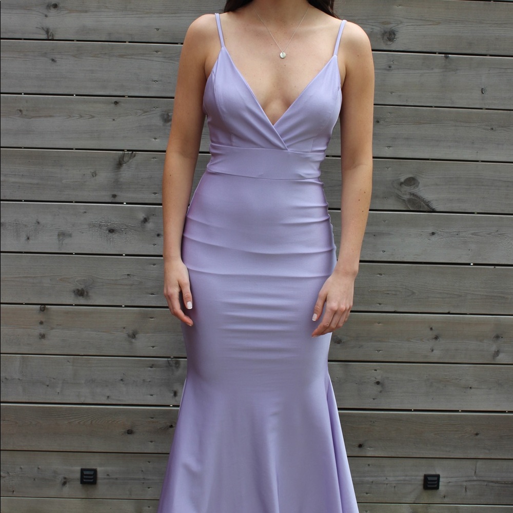 Lilac prom dress